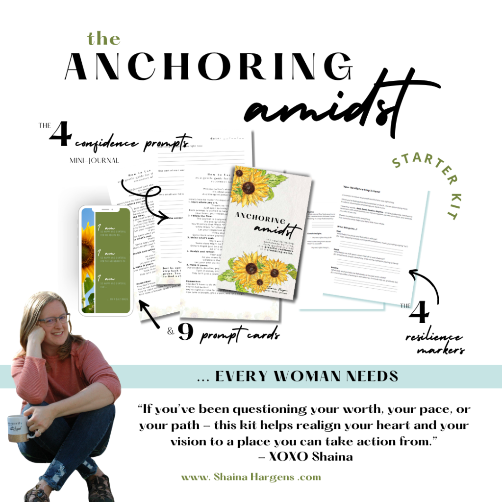 “If you’ve been questioning your worth, your pace, or your path - this kit helps realign your heart and your vision to a place you can take action from.”